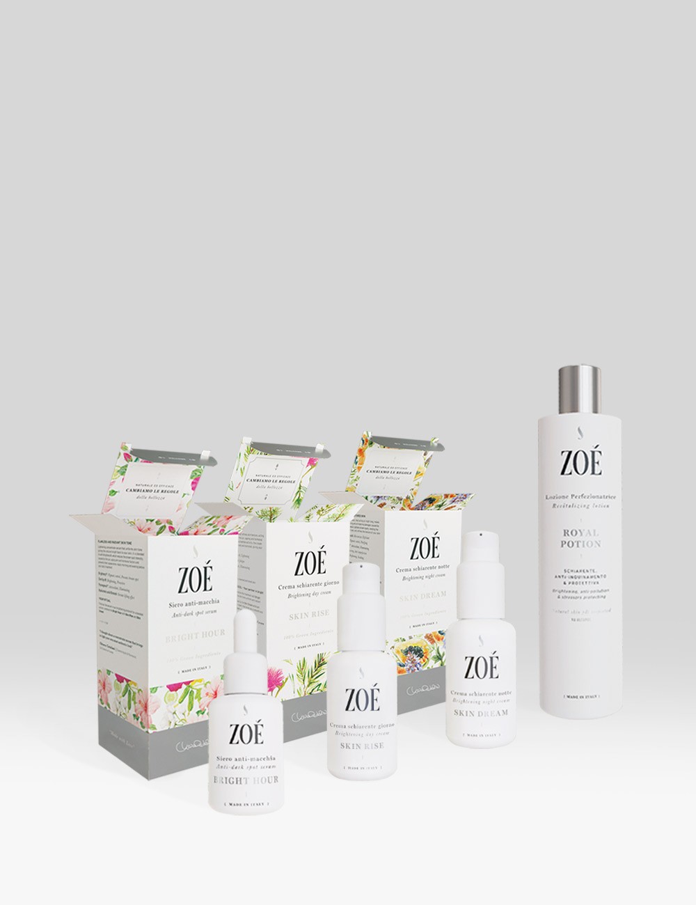 Skincare routine schiarente viso - Protocollo intensivo antimacchia 4 prodotti