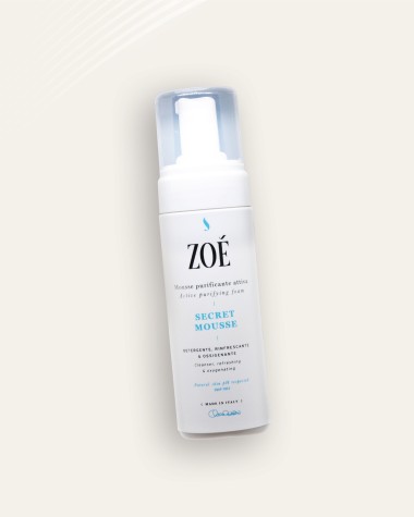 SECRET MOUSSE Mousse detergente viso delicata con Malva & Picnogenolo® - Senza sapone - 150 ml