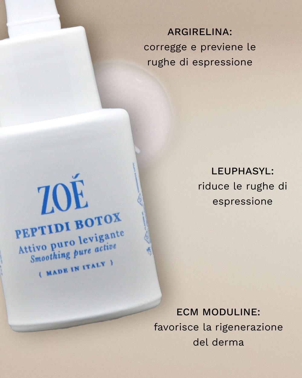 Attivo puro PEPTIDI ad azione levigante - 15ml
