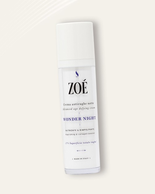 WONDER NIGHT Crema antietà notte con peptidi attivatori di Collagene +19% attivi antirughe - 50 ml