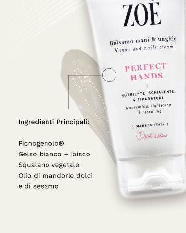 PERFECT HANDS Crema mani riparatrice azione schiarente con Ibisco, Gelso & Picnogenolo® - 75ml