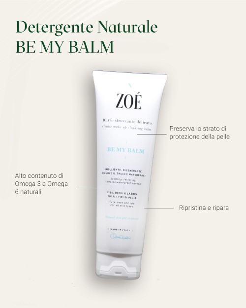 BE MY BALM Burro detergente viso naturale - delicato e nutriente - 150 ml