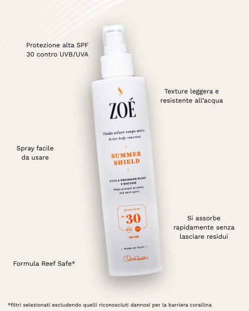 SUMMER SHIELD Crema solare corpo SFP30 con Pino Marittimo - 200ml