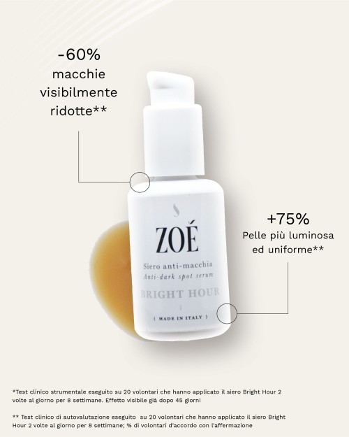 BRIGHT HOUR Siero viso antimacchia ad azione schiarente con Brightenyl® - 30 ml