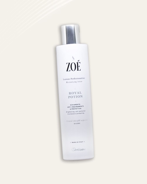 ROYAL POTION Lozione schiarente perfezionatrice e anti-inquinamento con Vitamina C 3% e Stella Alpina - 250 ml