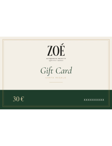 Gift Card Zoé Cosmetics – Regalo perfetto per chi ama la skincare