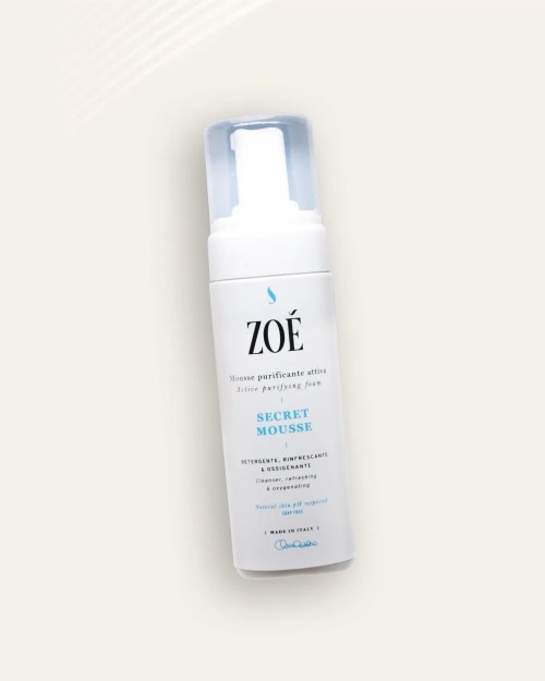 SECRET MOUSSE Mousse detergente viso delicata con Malva & Picnogenolo® - Senza sapone - 150 ml