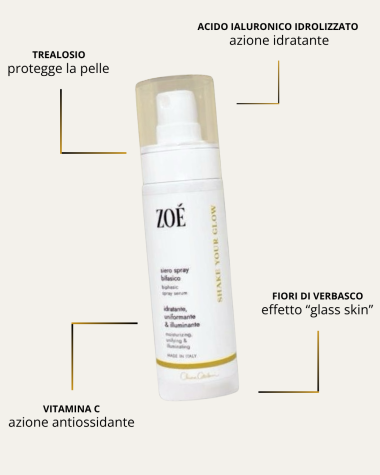 SHAKE YOUR GLOW - siero bifasico illuminante viso spray - 50 ml