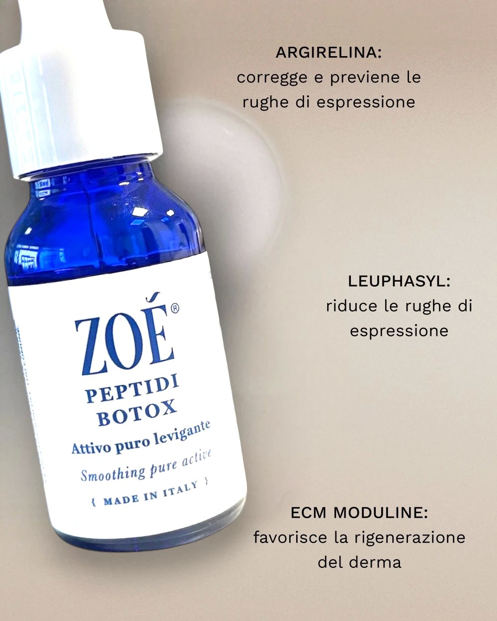 Attivo puro PEPTIDI BOTOX ad azione levigante - 15ml