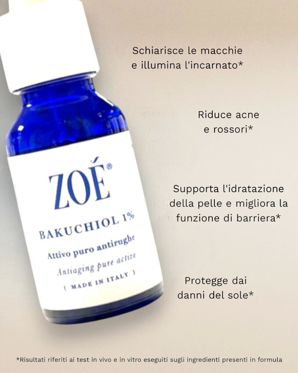 Attivo puro BAKUCHIOL 1% ad azione antirughe - 15ml