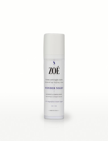 WONDER NIGHT Crema antietà notte con peptidi attivatori di Collagene +19% attivi antirughe - 50 ml