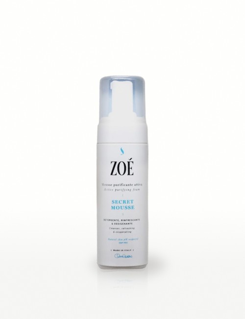 SECRET MOUSSE Mousse detergente viso delicata con Malva & Picnogenolo® - Senza sapone - 150 ml