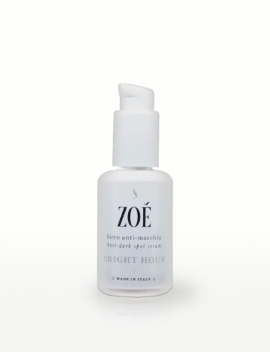 Bright Hour – siero viso antimacchia con Brightenyl® – Zoé Cosmetics