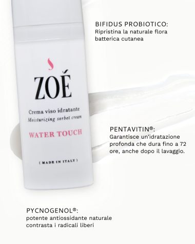 WATER TOUCH Crema viso idratante sorbetto per pelle disidratata* +117% idratazione - 50 ml