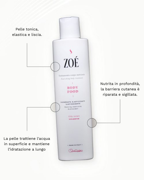 BODY FOOD Crema corpo elasticizzante con Vitamina E, Burro di Cupuaçu & Ceramide - 250 ml
