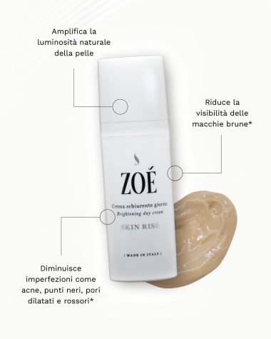 SKIN RISE Crema viso schiarente giorno efficace sulle macchie ricca di Niacinamide 5% - 50 ml