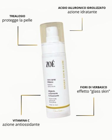 SHAKE YOUR GLOW - siero bifasico illuminante viso spray - 50 ml