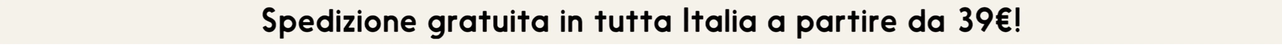 Spedizione gratuita
